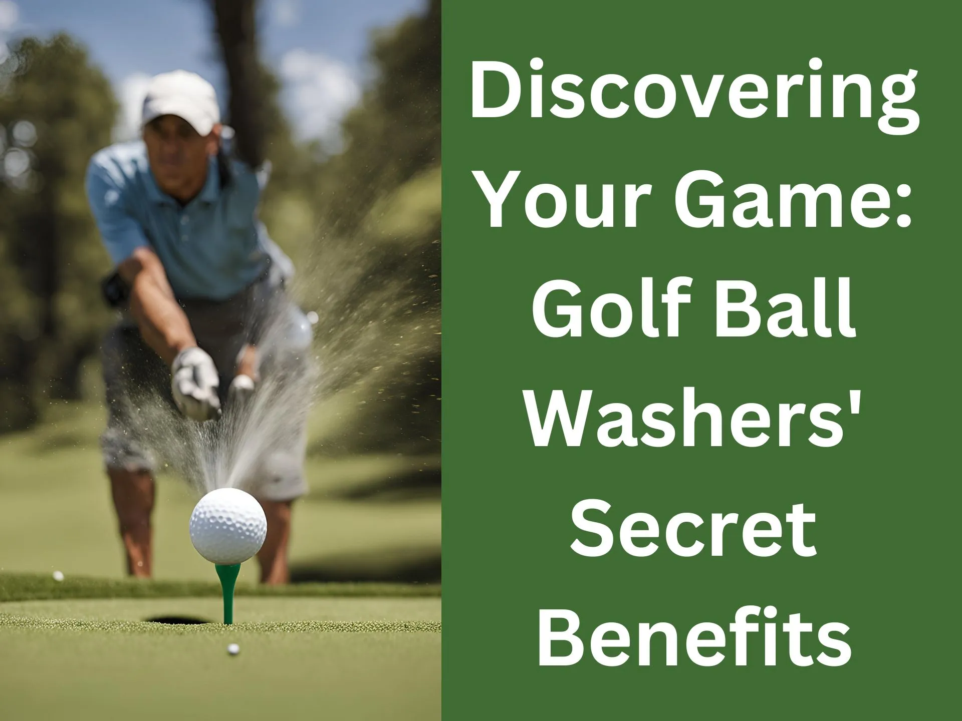 Golf Ball Washers' Secret Benefits