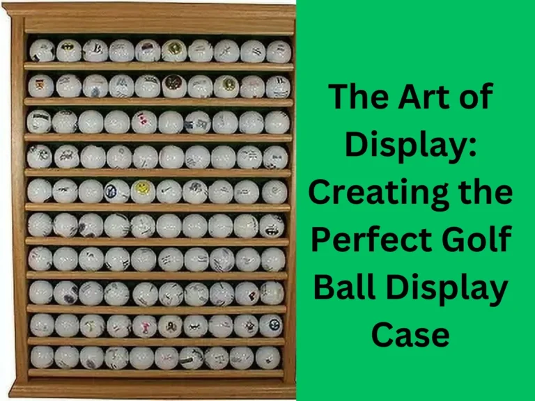 Golf Ball Display Case