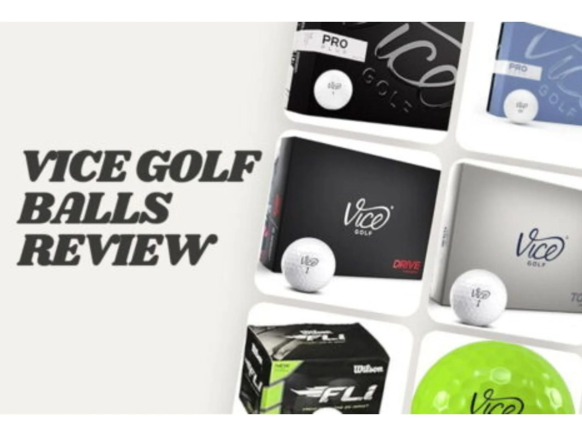 Vice Golf Balls Review